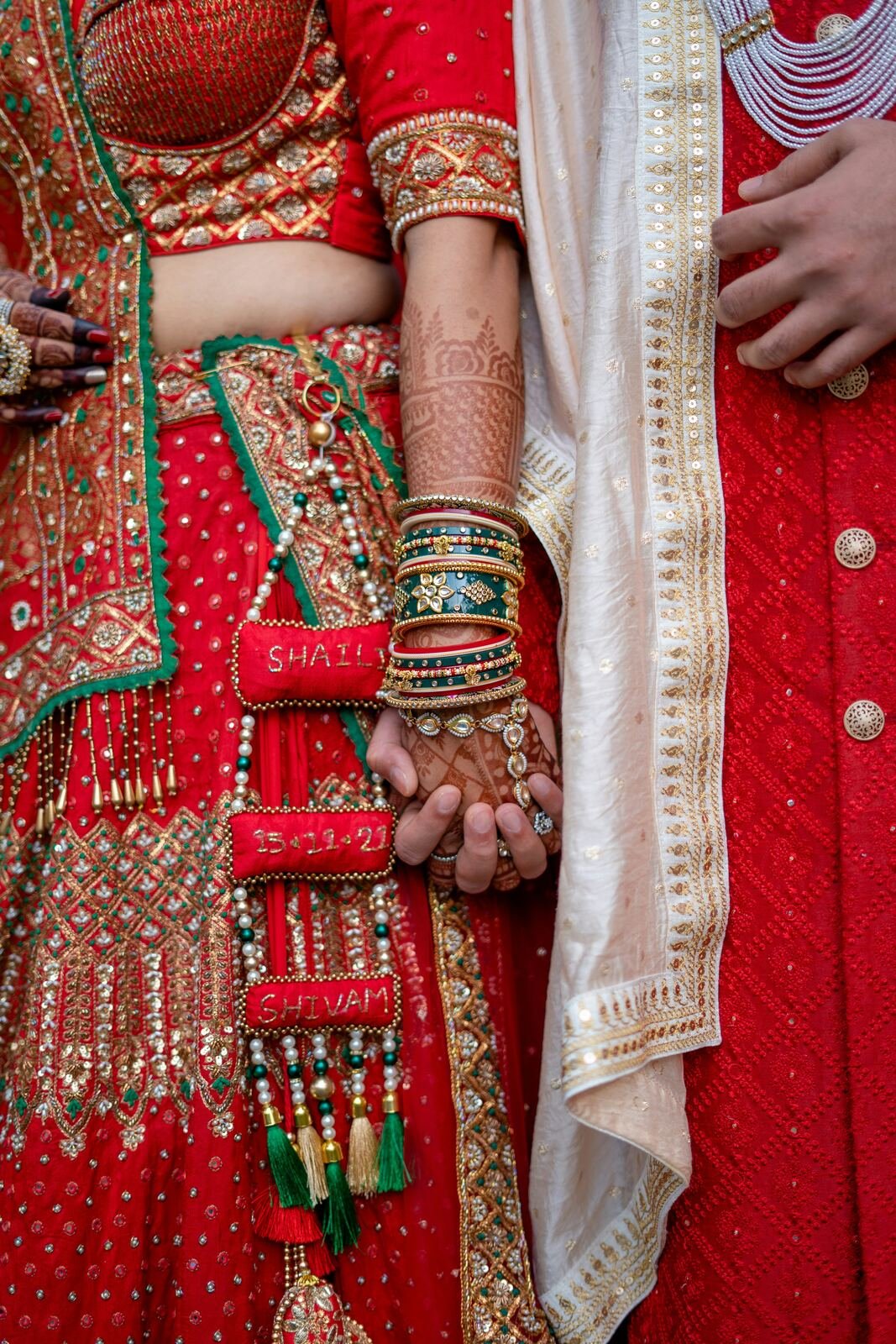 Bridal mehndi and bangles